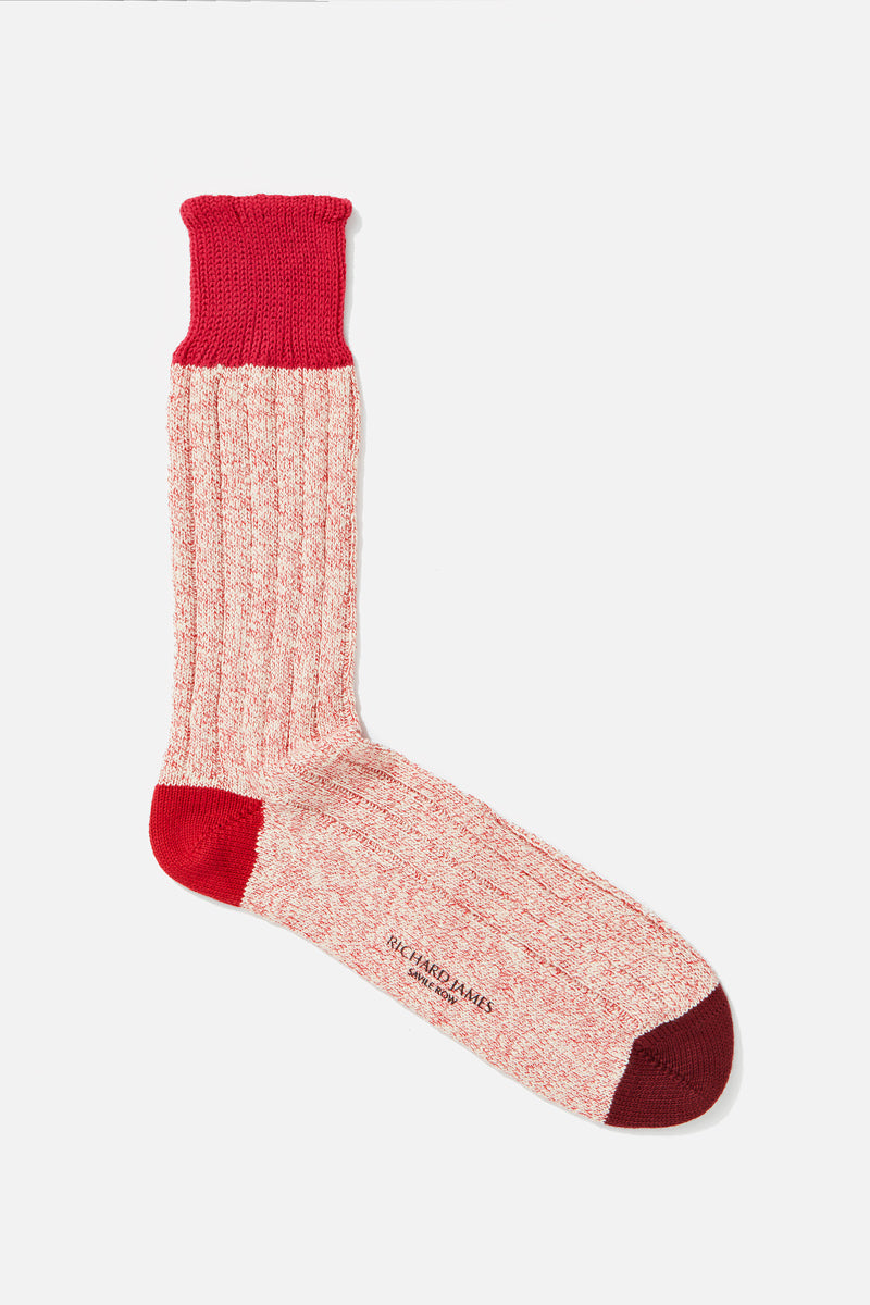 Richard James Savile Row Chunky Rib Sock