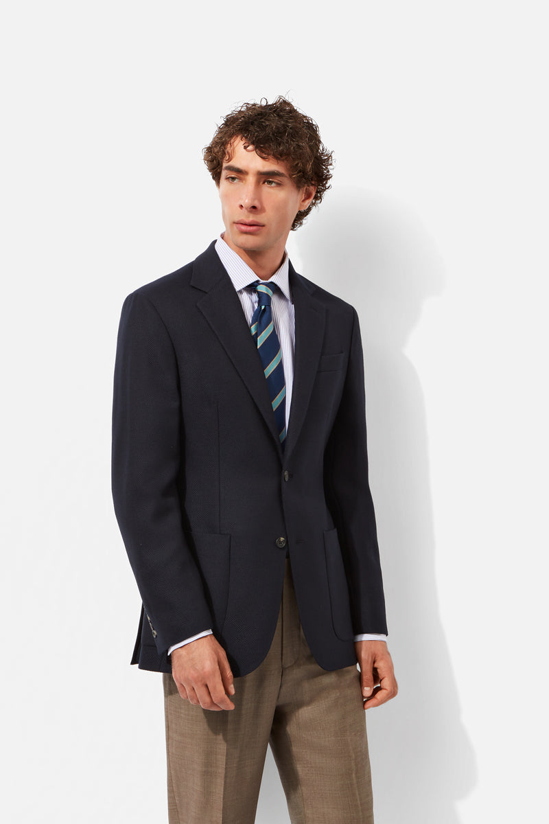 Chapman Blazer - Navy Wool Blend