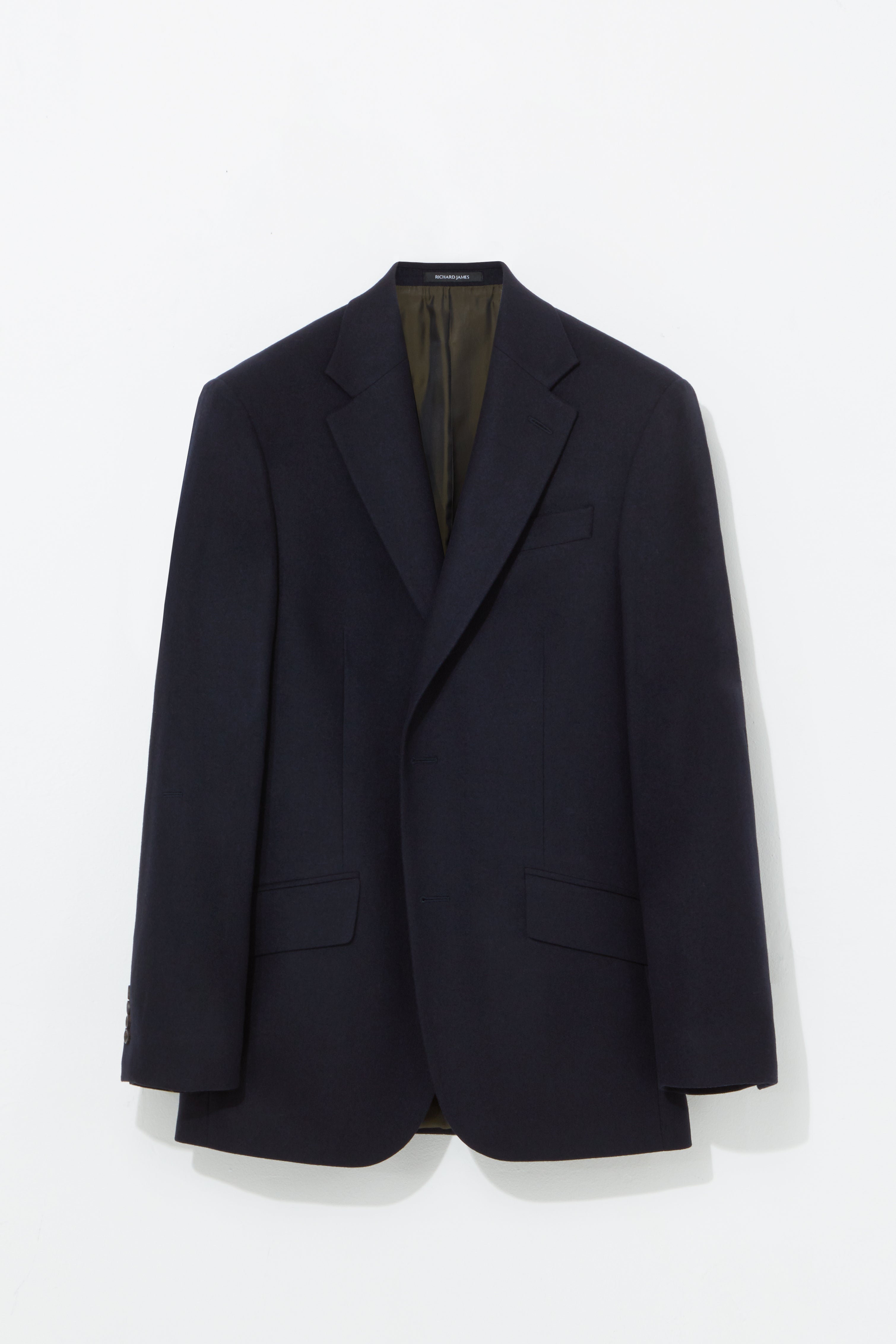 Chapman Jacket - Navy Wool & Cashmere Flannel