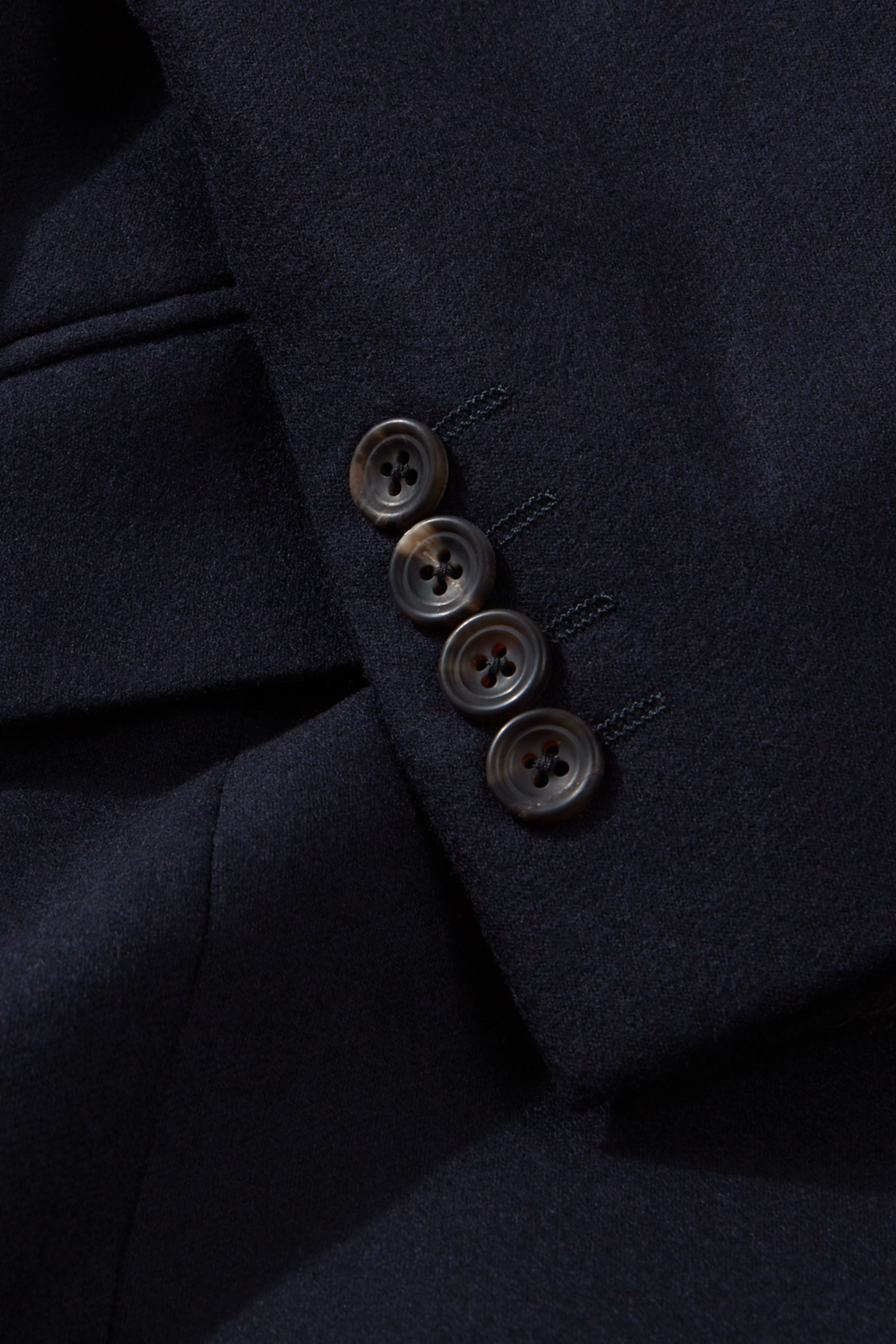 Chapman Jacket - Navy Wool & Cashmere Flannel