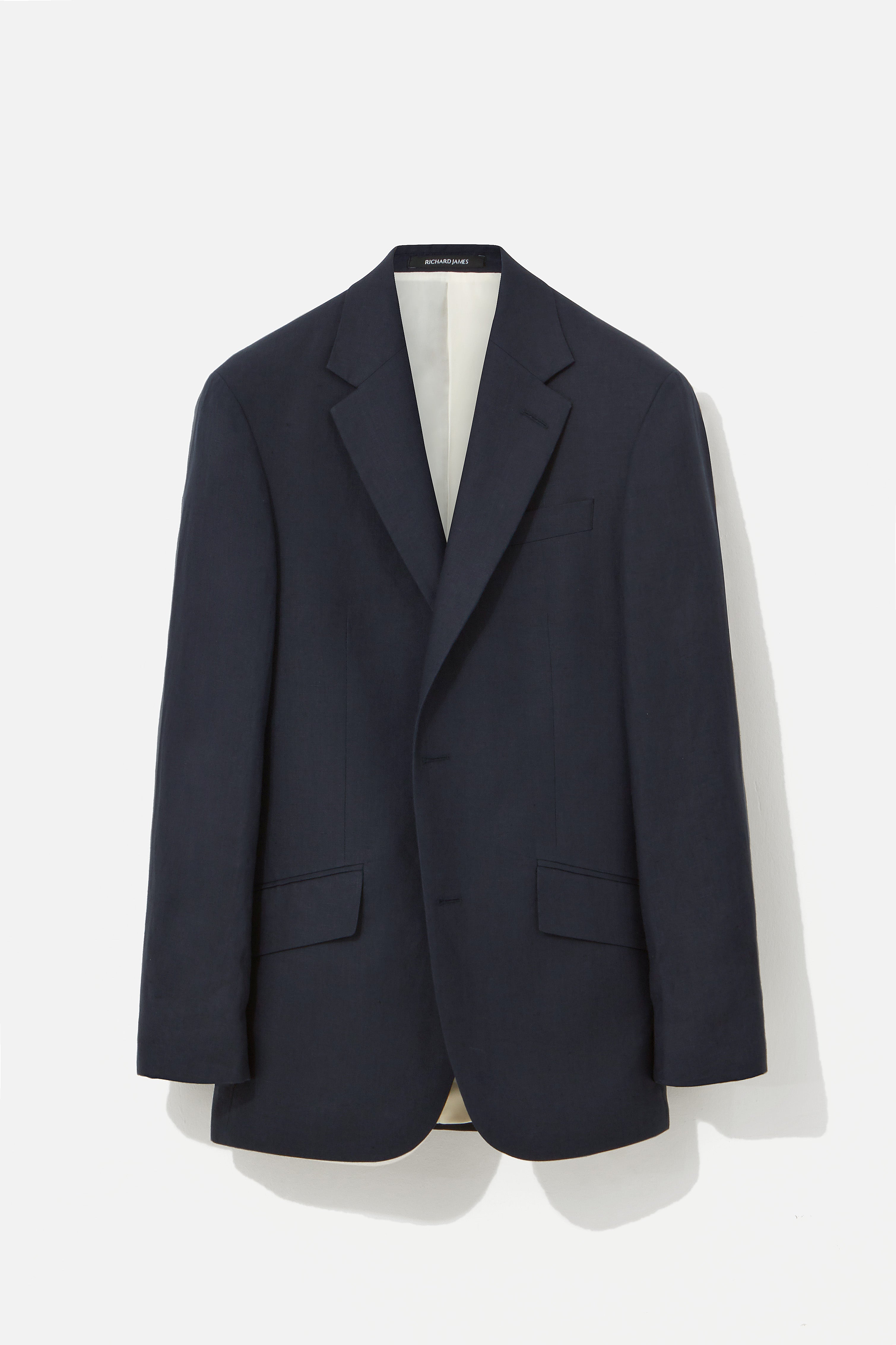 Linen Two-Button Jacket