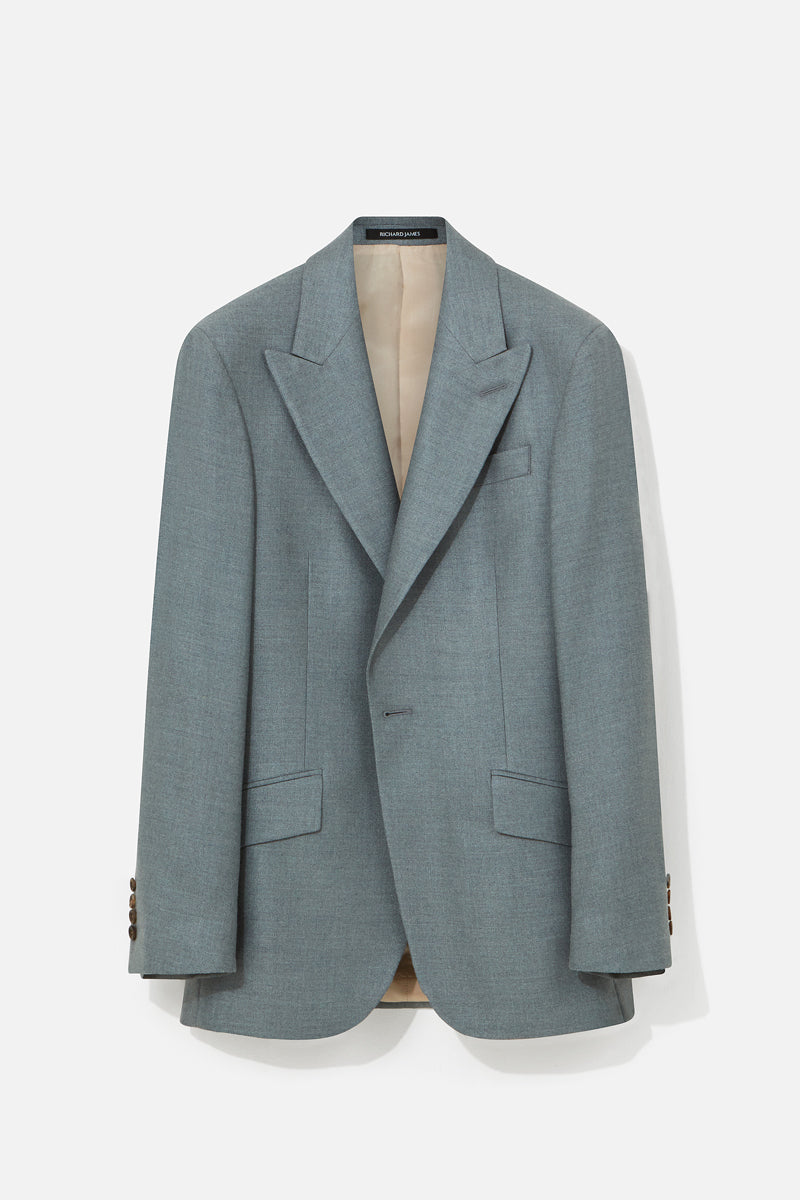 Steel Silk and Wool Blazer