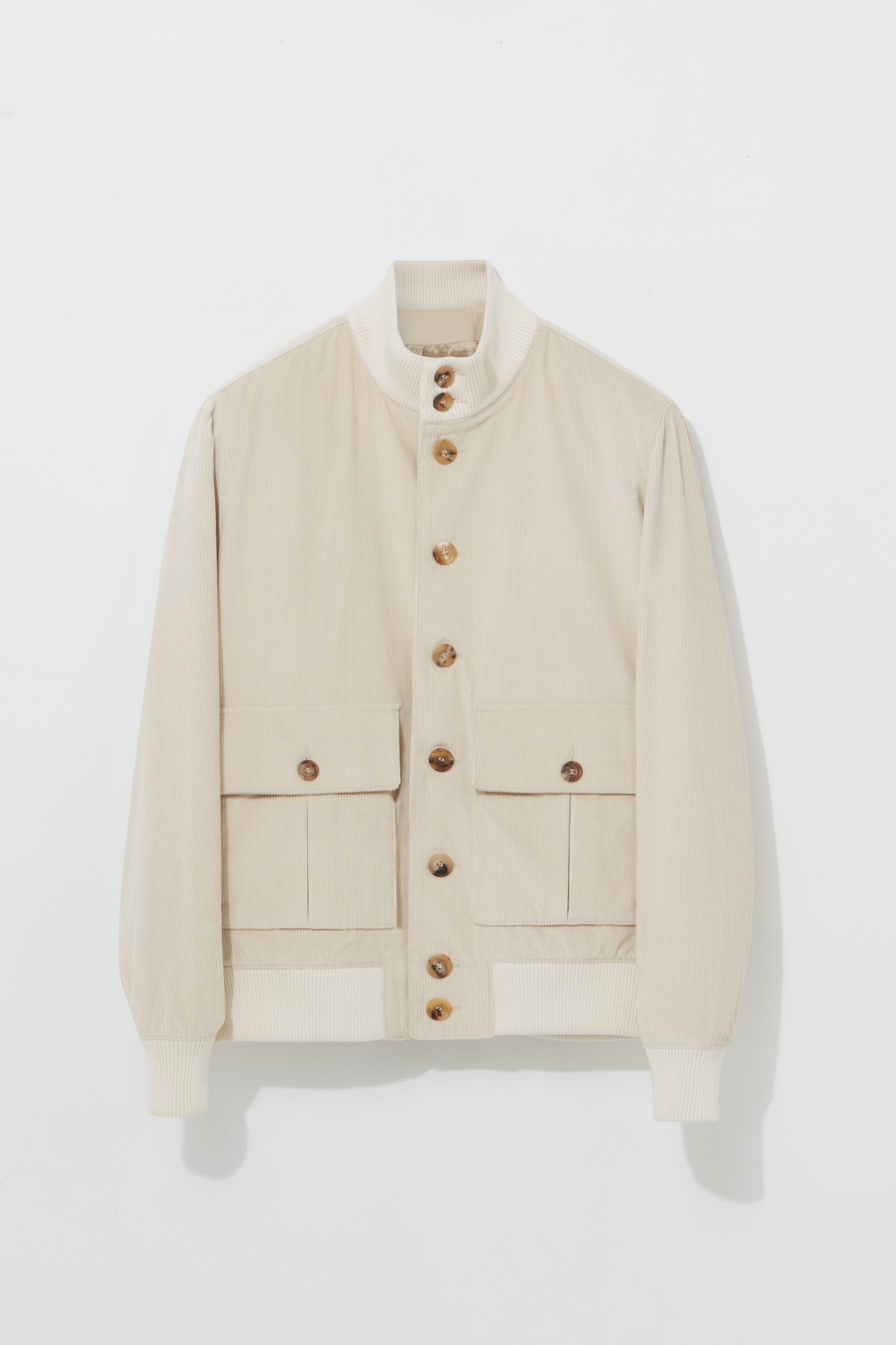 BLOUSON – IVORY COTTON CORDUROY