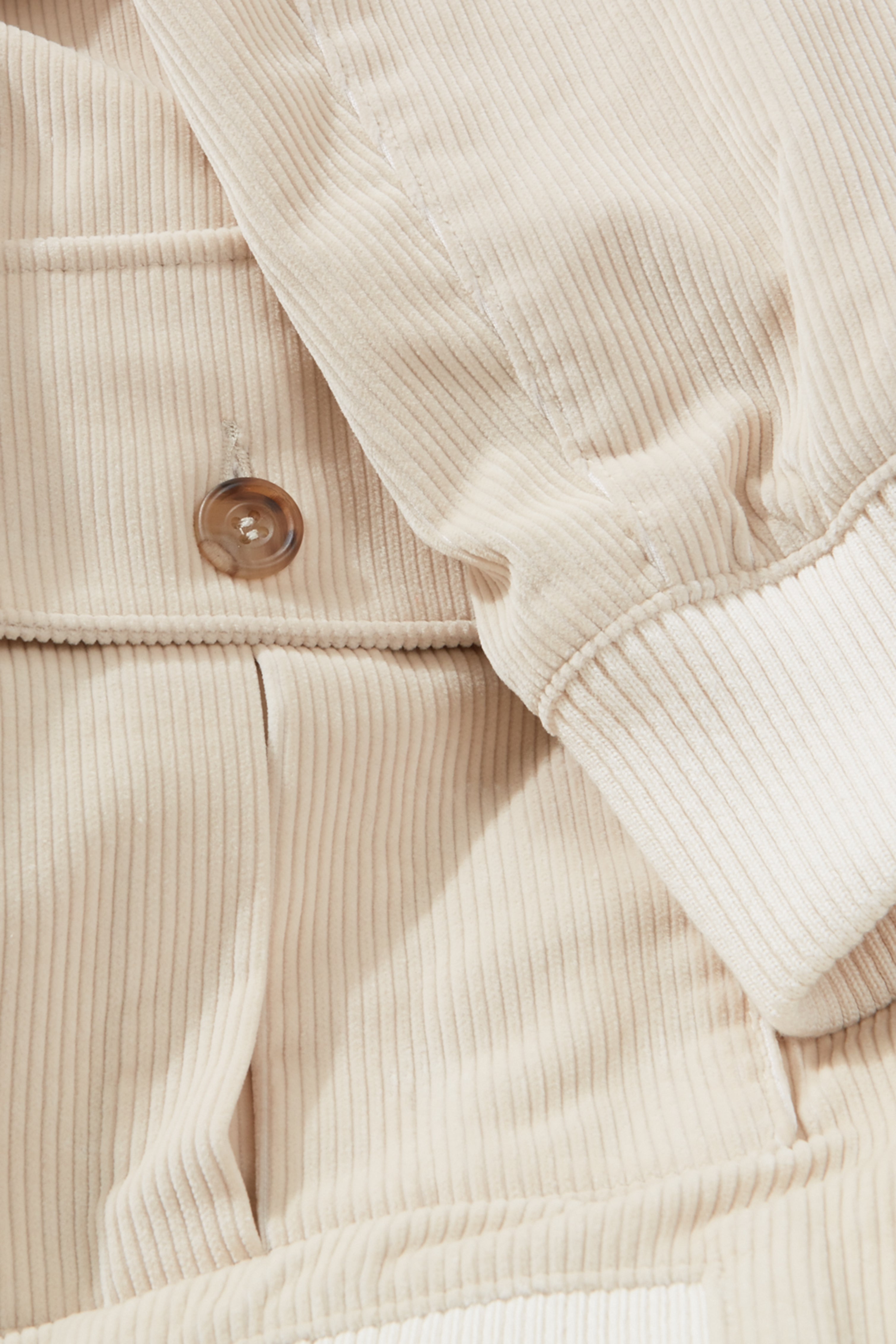 BLOUSON – IVORY COTTON CORDUROY