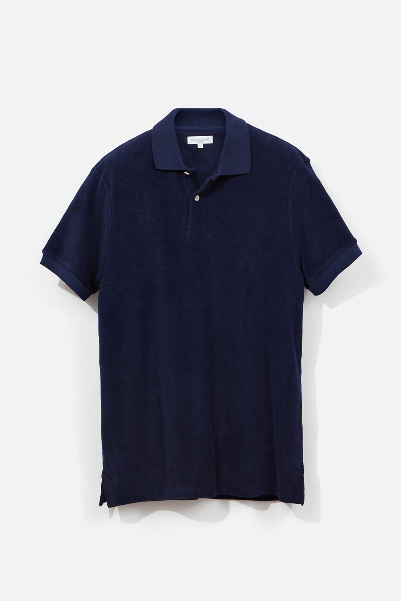 Terry Towelling Polo Shirt – Richard James Savile Row