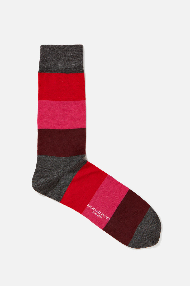 Blockstripe Sock