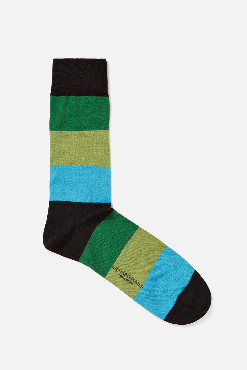 Blockstripe Sock