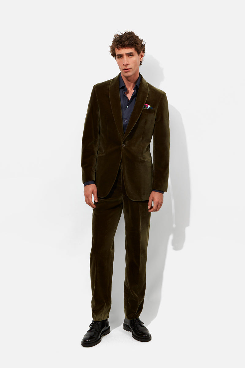 Evening Suit - Militaire Velvet