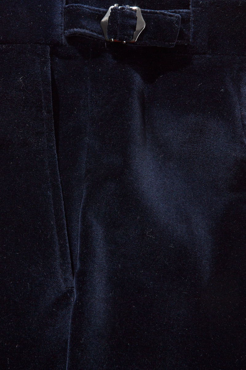 Evening Suit - Navy Velvet