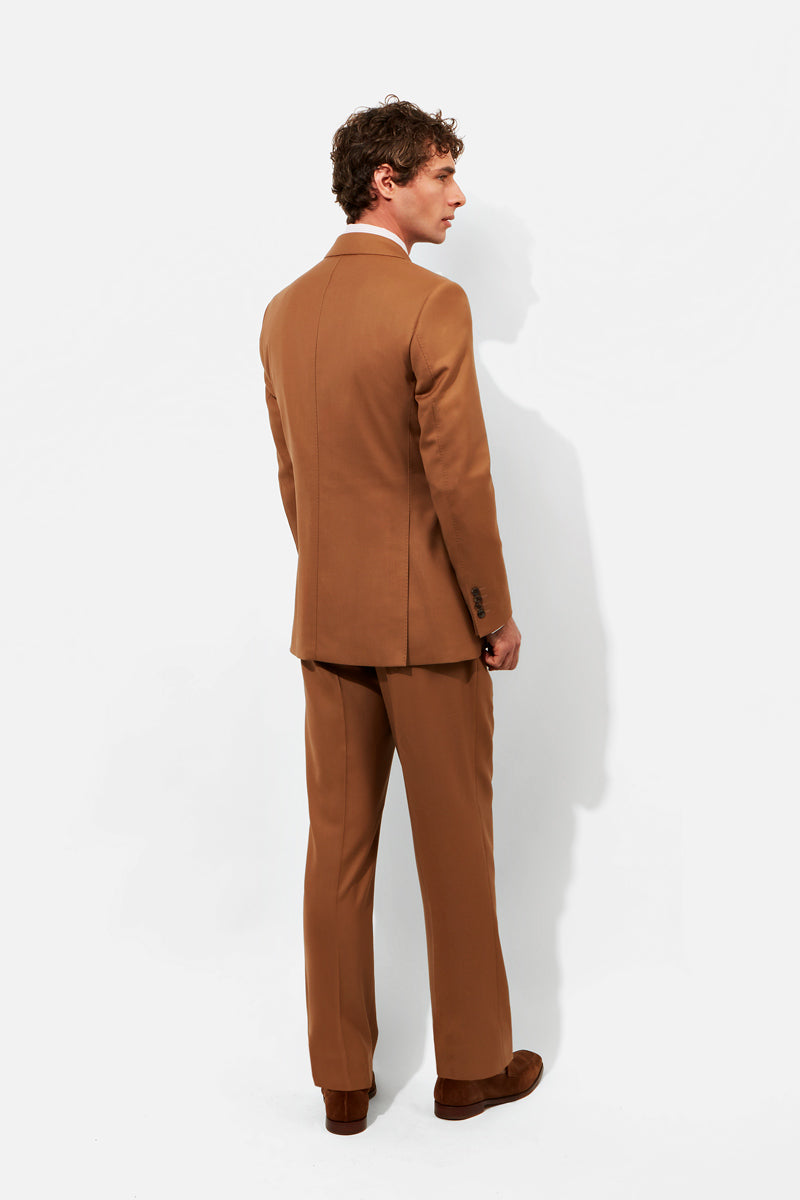 Hepworth Suit - Old Gold 130s Wool Twill