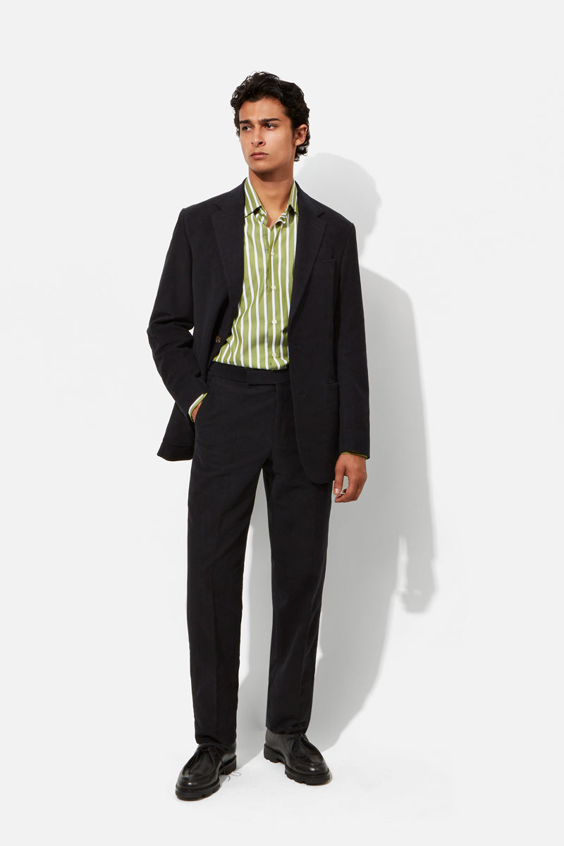 Navy Moleskin Suit