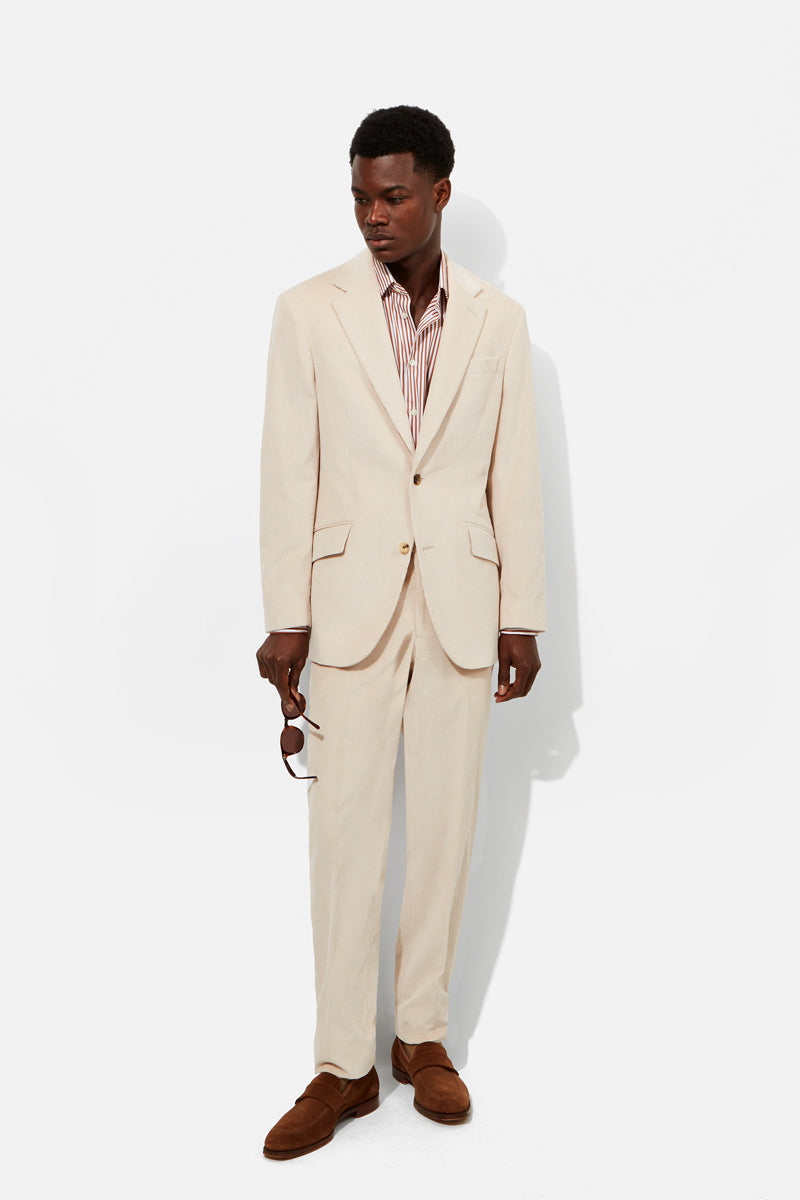 Chapman Suit - Ivory Cotton Corduroy