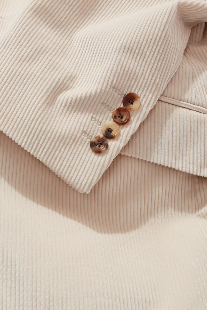 Chapman Suit - Ivory Cotton Corduroy