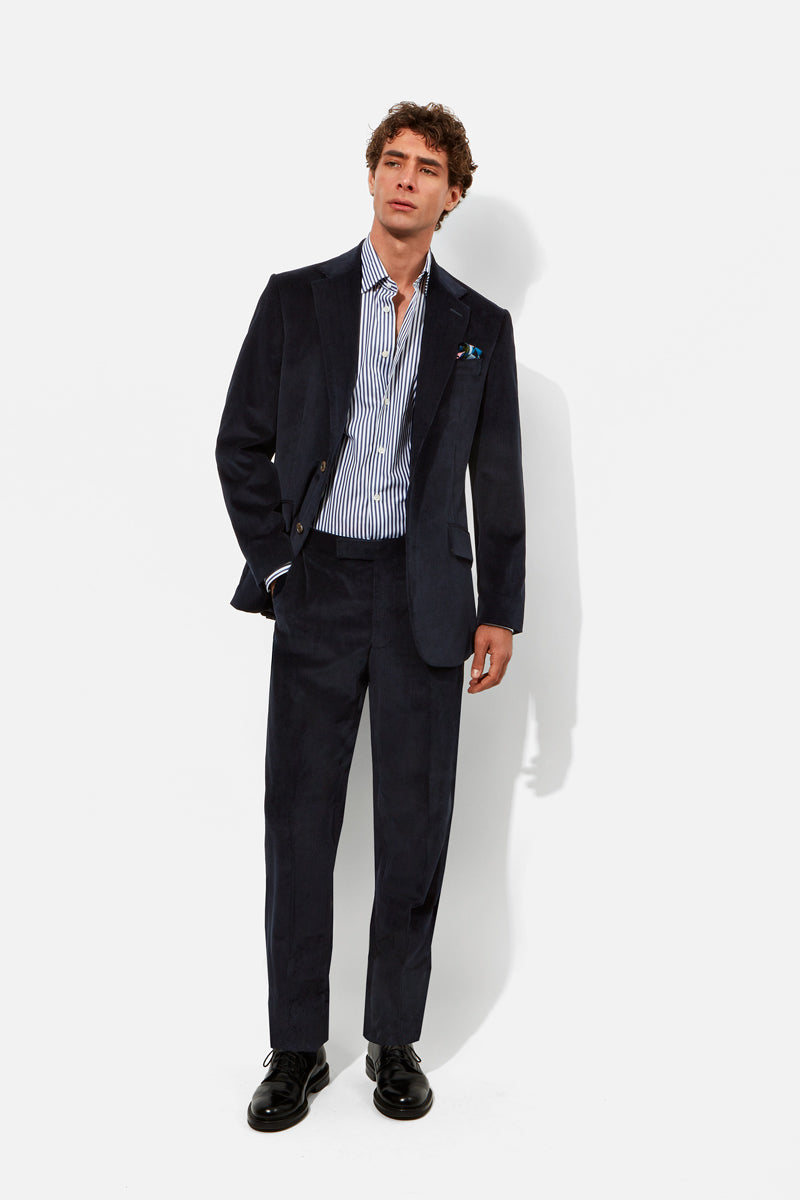 Chapman Suit - Navy Cotton Corduroy