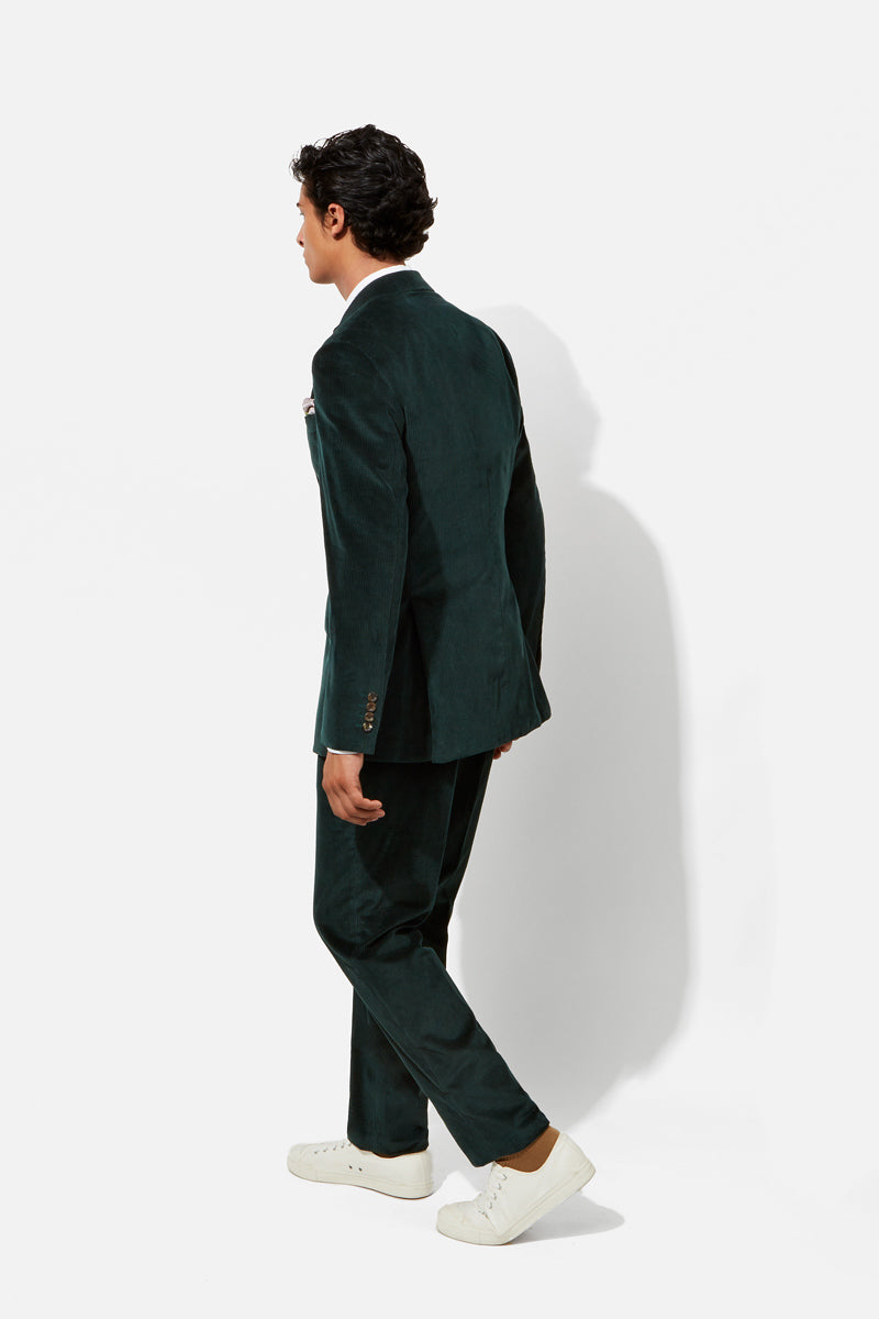 Chapman Suit - Petrol Cotton Corduroy