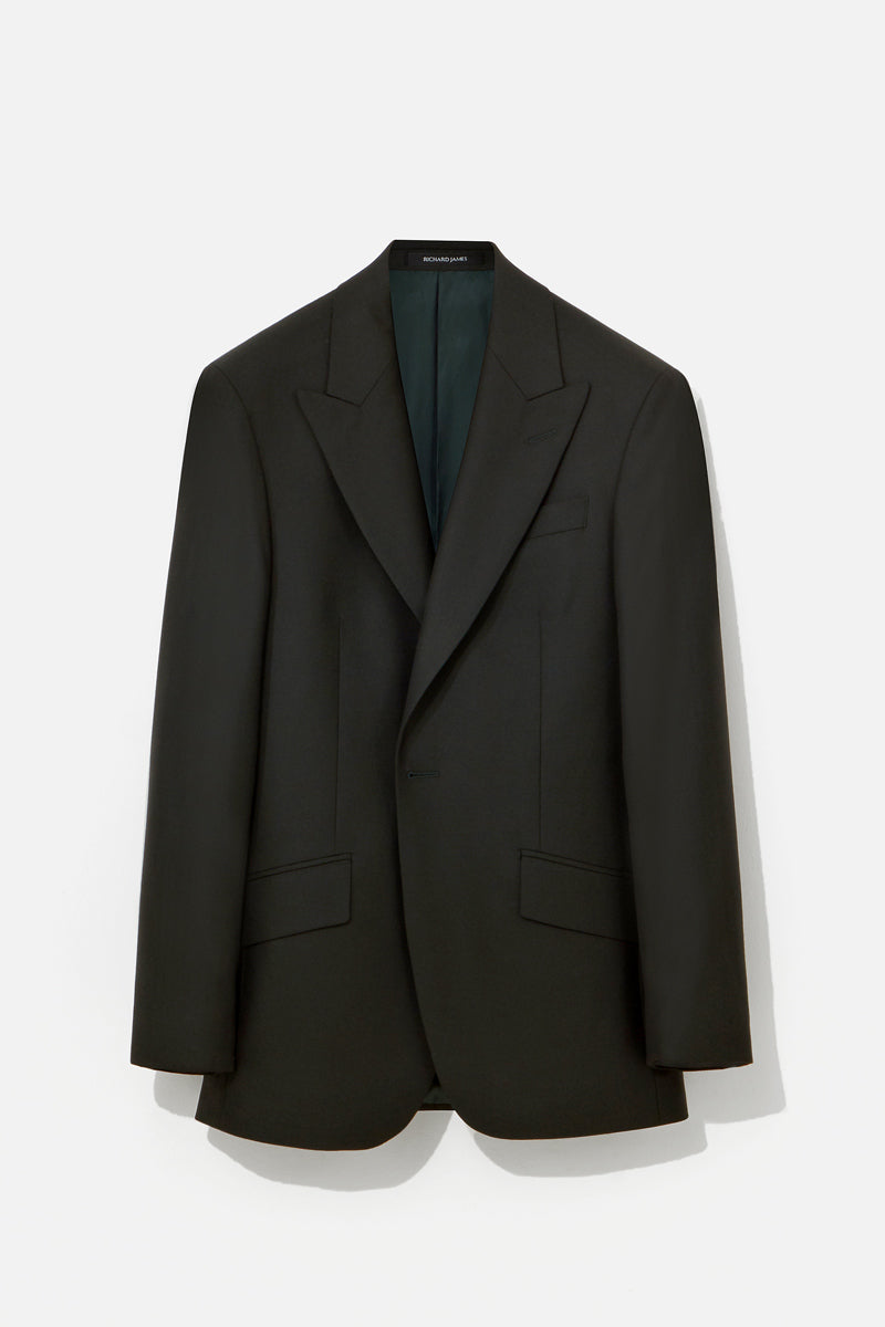 Chapman Suit - Dark Olive Wool Twill