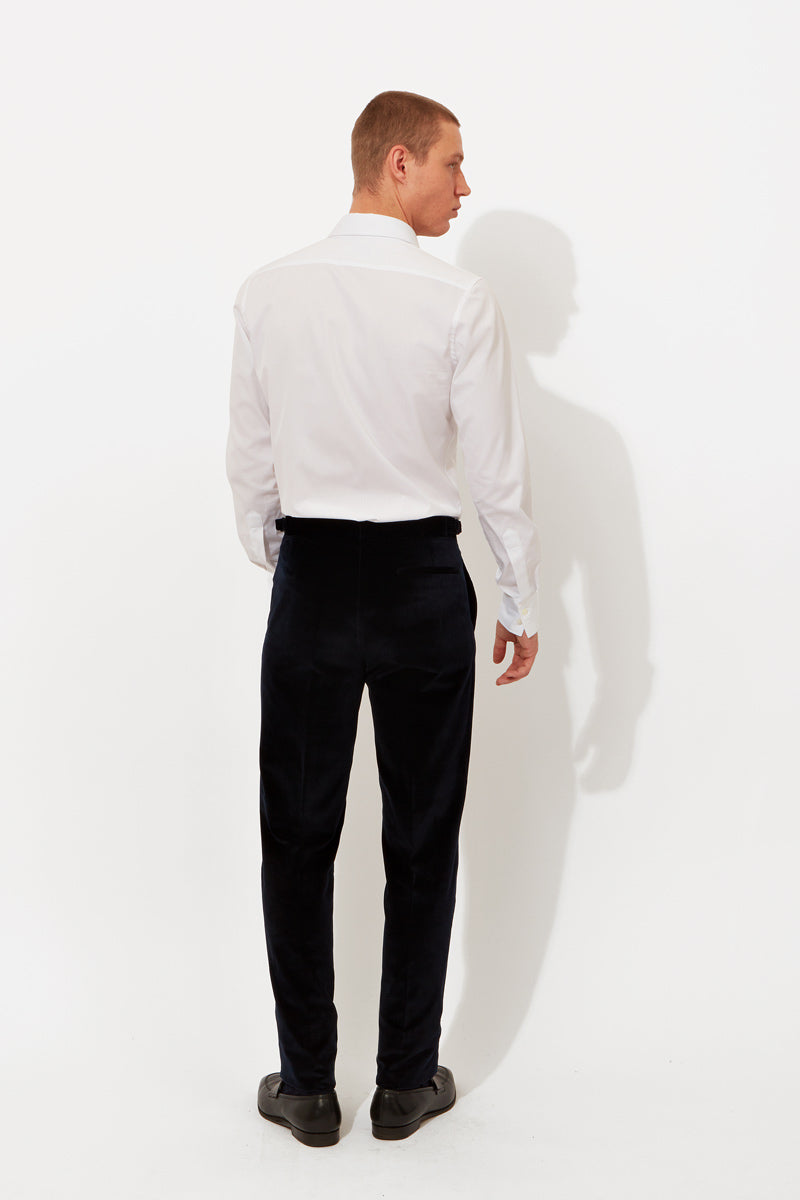 White evening outlet trousers